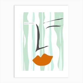 Quiet Calmy art print Art Print