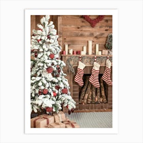 Christmas Home Art Print