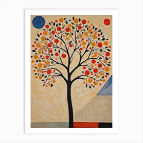 Orange Tree no2 Art Print