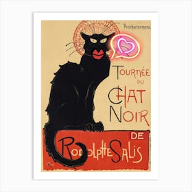 Tournee Du Chat Noir Art Print