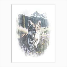 Lynx In The Wild Art Print