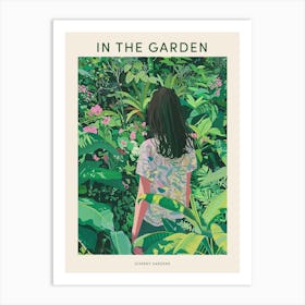 In The Garden Poster Giverny Gardens France Art Print