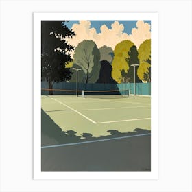 Tennis Court 13 Art Print