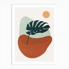 Floral and tropical botanical 3 Art Print