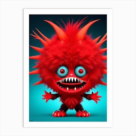 Monster Monster Monster Monster Monster Monster Monster Monster 3 Art Print