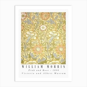 William Morris exhibition poster Art Print