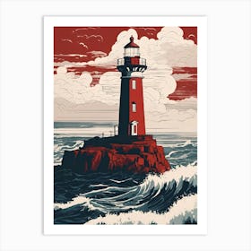 Lighthouse 4 Art Print