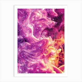 Space Painting Art Print