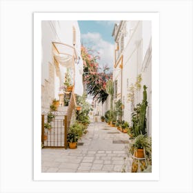 Alleyway In Puglia, Italy | travel photography Art Print