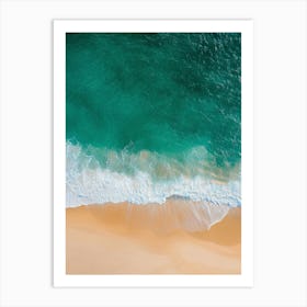 Aerial View Of A Beach 54 Art Print