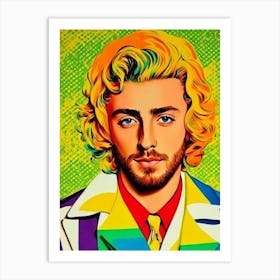 Aaron Taylor Johnson Colourful Pop Movies Art Movies Art Print