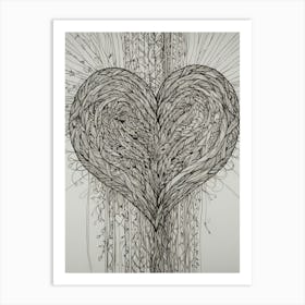 Heart Of Love 13 Art Print