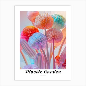Dreamy Inflatable Flowers Poster Globe Amaranth 2 Art Print