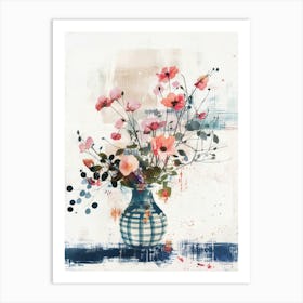 Poppies In A Vase 2 Art Print