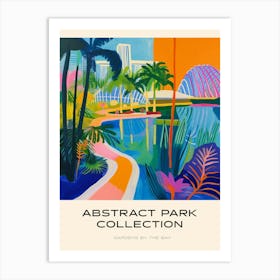 Abstract Park Collection Poster Gardens By The Bay Singapore 2 Art Print