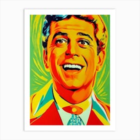 Jerry Lewis Colourful Pop Movies Art Movies Art Print