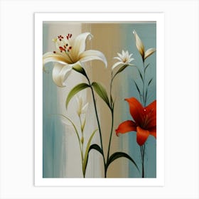 Lily Painting 1 Art Print