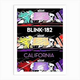 Blink 182 California Art Print