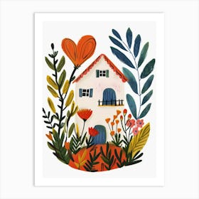 House In The Garden 2 Art Print