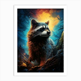 Raccoon Art Print