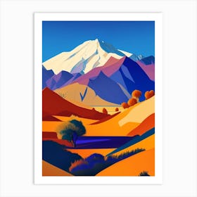 Gobi Gurvansaikhan National Park Mongolia Pop Matisse Art Print