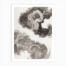 Japanese Dragons, Album Of Sketches, Katsushika Hokusai Art Print
