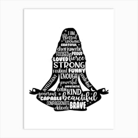 Yogi Yoga Art Print