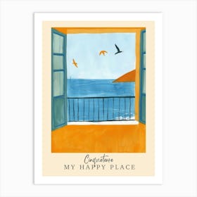 My Happy Place Cinqueterre 2 Travel Poster Art Print