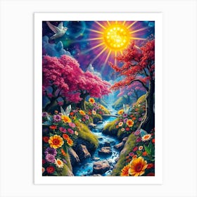 Rainbow In The Sky 2 Art Print