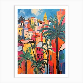 Beirut Lebanon 2 Fauvist Painting Art Print