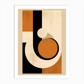 Chromatic Interplay; Bauhaus Mosaic Art Print