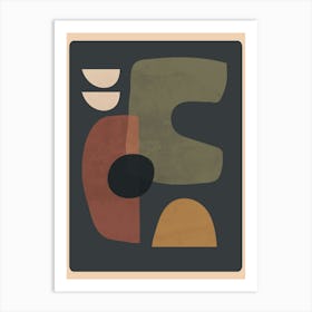 Abstract Minimal Shapes 72 Art Print