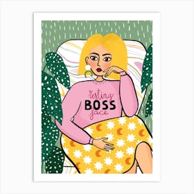Boss Lady Lotta Art Print