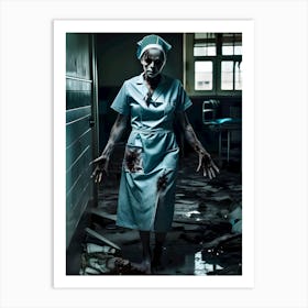 Can't Sleep?...Call The Night Nurse~Reimagined 10 Art Print