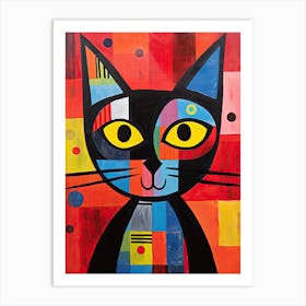 Cat In A Square Art Print