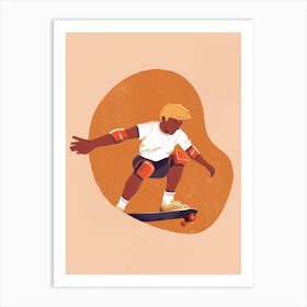 Skateboarder Art Print