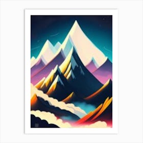 Mountains In The Sky 2 Art Print