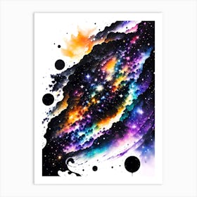 Galaxy Painting 4 Art Print
