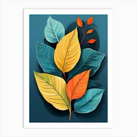 Autumn Leaves 34 Art Print