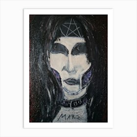 Mick Mars painting  2 Art Print