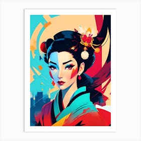 Geisha 83 Art Print