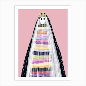 Skeleton Bride Art Print