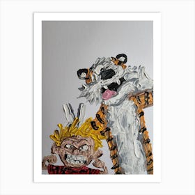 Calvin and Hobbes Art Print