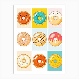 Donuts Art Print