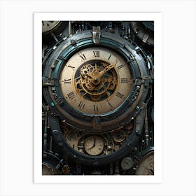 Clock Art Print