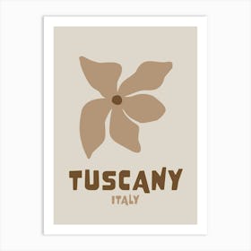 Tuscany Neutral Brown Art Print