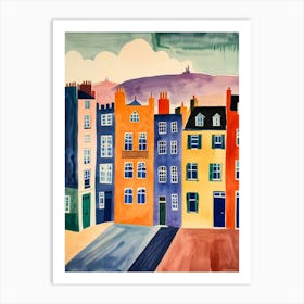 Edinburgh Cityscape Art Print