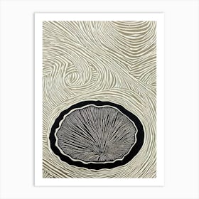 Cyphastrea Linocut Art Print