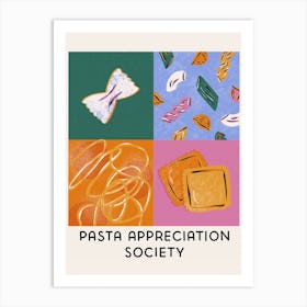 Pasta Appreciation Socity    Art Print