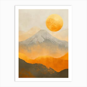 Mt Fuji Art Print